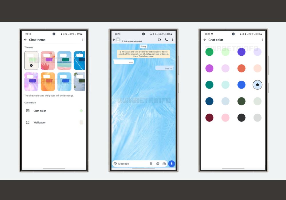 WhatsApp Chat Themes And Colours